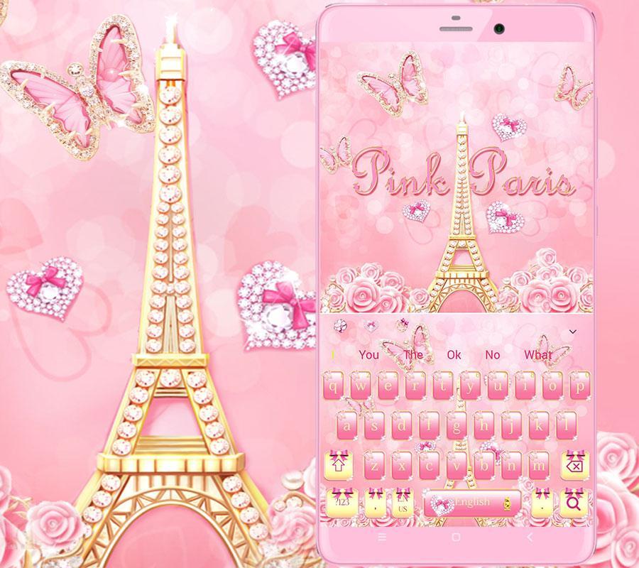 Detail Gambar Wallpaper Paris Warna Pink Nomer 38