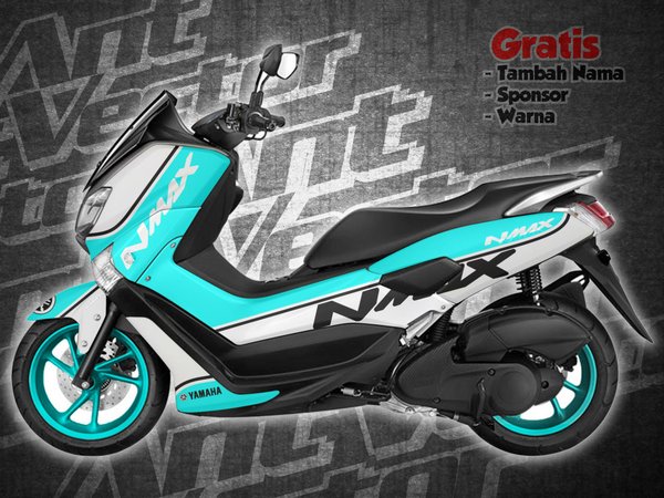 Detail Gambar Wana Biru Toska Motor Nomer 41