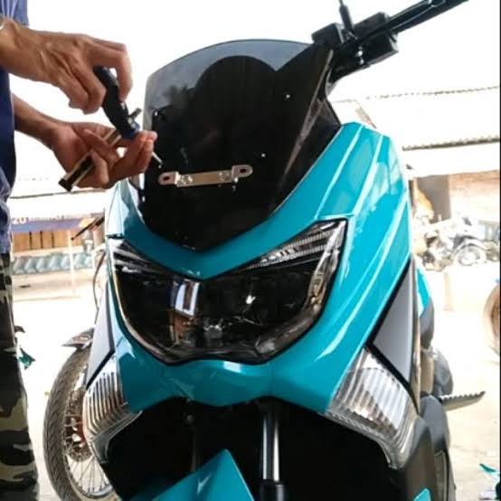 Detail Gambar Wana Biru Toska Motor Nomer 6