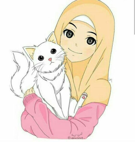 Detail Gambar Wanita Diantara Dua Kucing Nomer 2