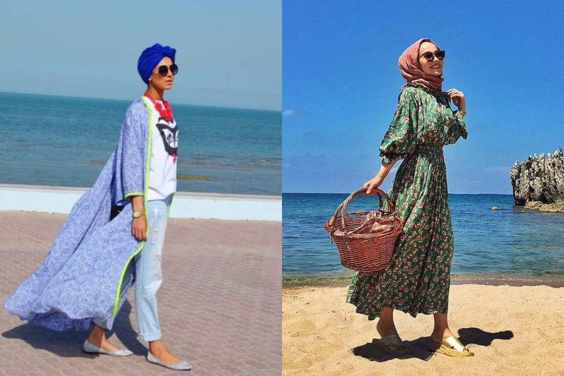 Detail Gambar Wanita Hijab Dengan Pemandangan Pantai Nomer 34