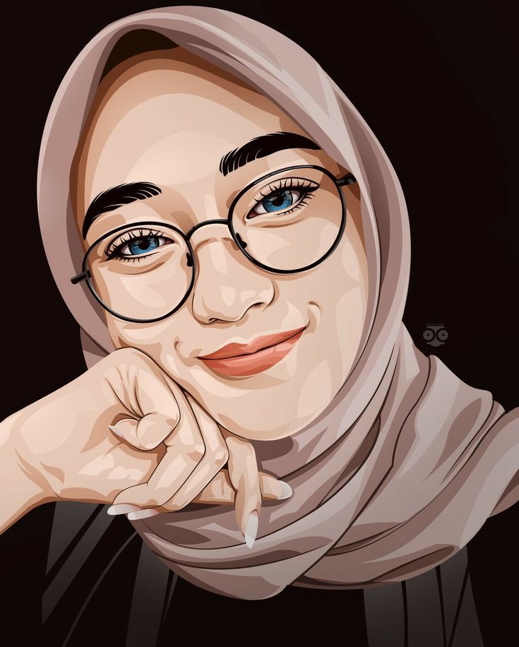 Detail Gambar Wanita Hijab Kartun Nomer 40