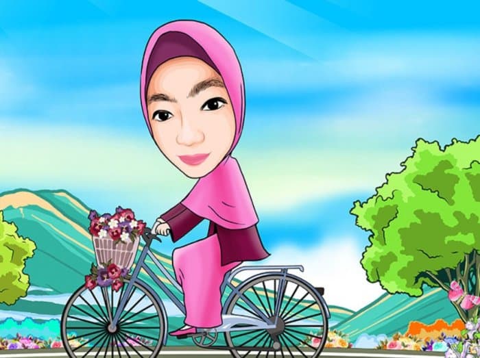 Detail Gambar Wanita Muslimah Karikatur Nomer 40