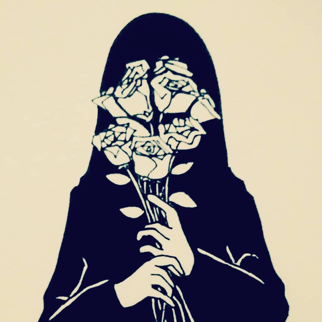 Detail Gambar Wanita Muslimah Memegang Bunga Nomer 31