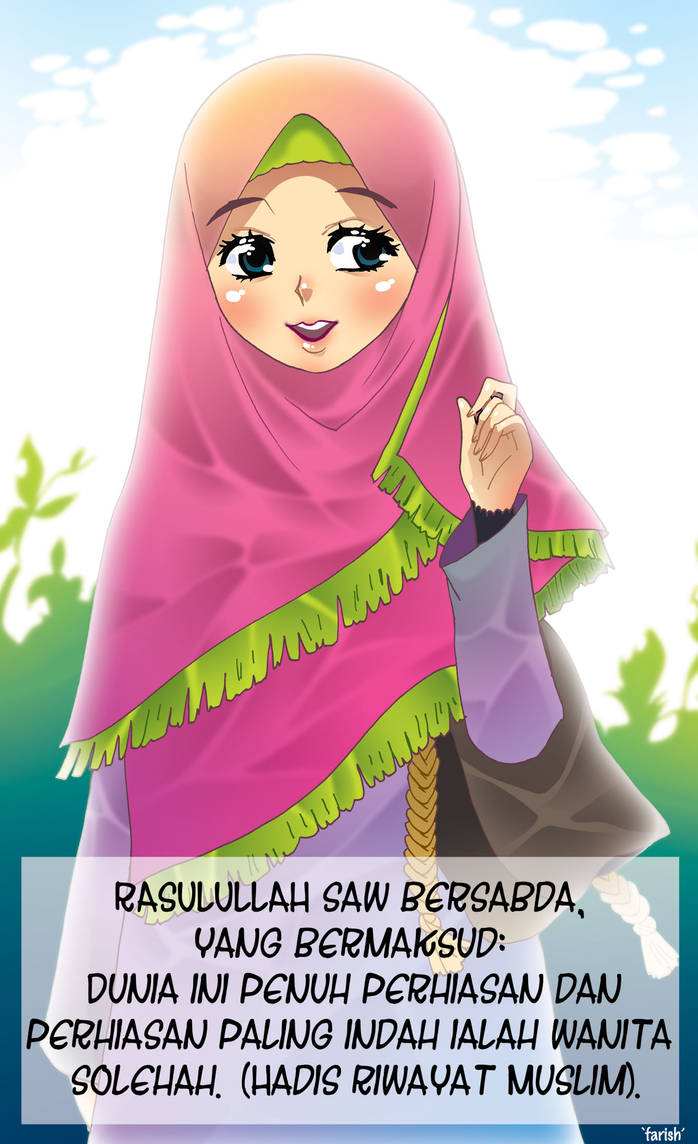 Detail Gambar Wanita Soleha Kartun Nomer 10