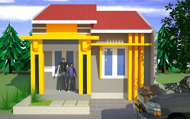 Detail Gambar Warna Cat Depan Rumah Nomer 47