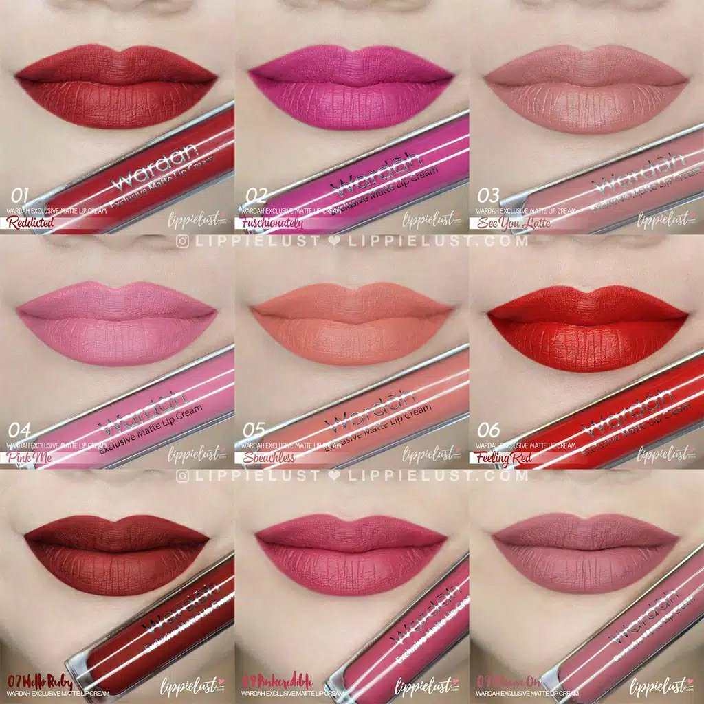 Detail Gambar Warna Lipstik Wardah Lip Cream Nomer 2
