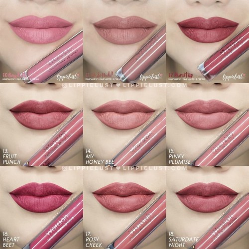 Detail Gambar Warna Lipstik Wardah Lip Cream Nomer 6