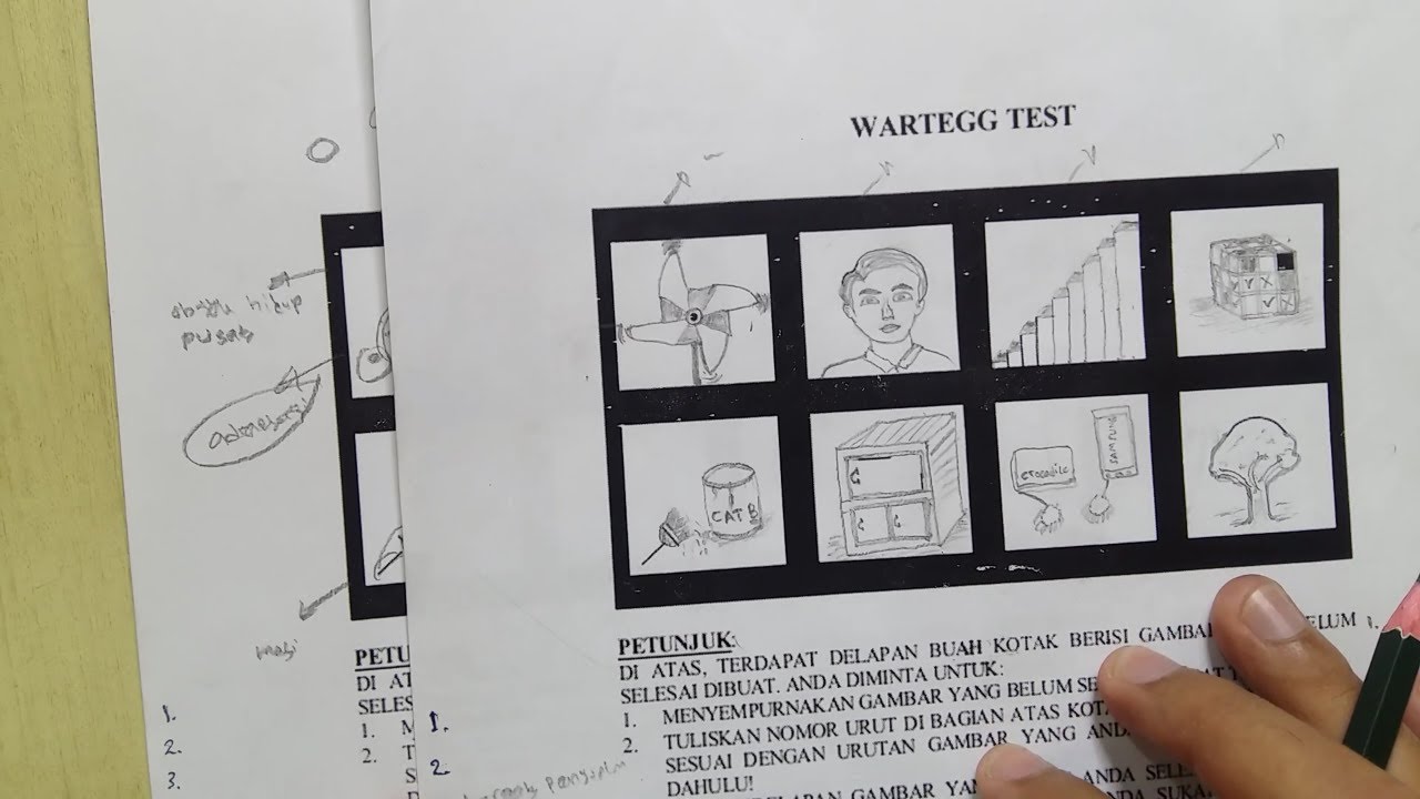 Detail Gambar Wartegg Test Nomer 35