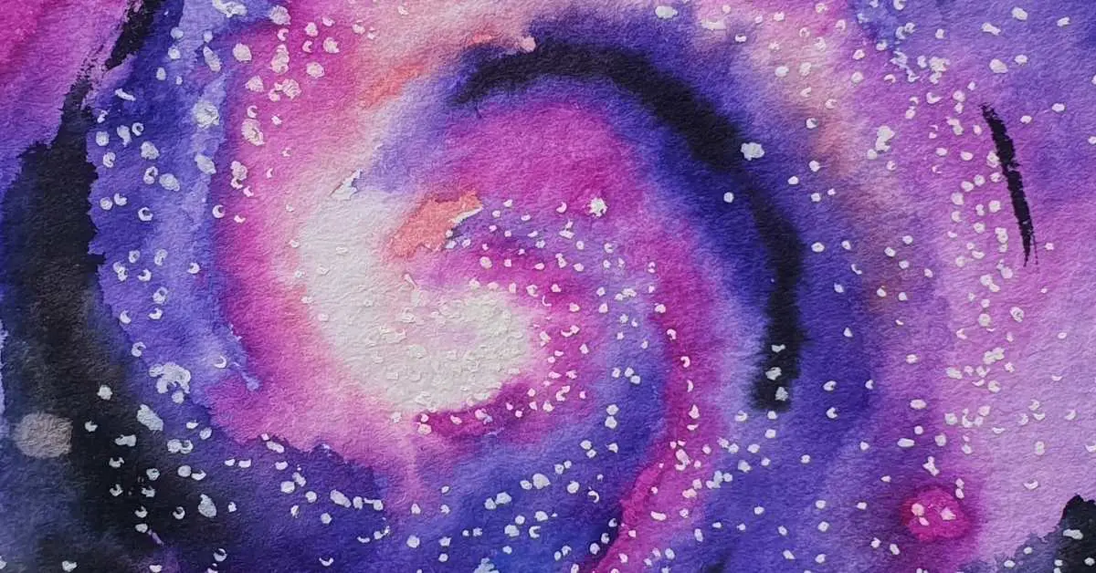 Detail Gambar Watercolor Galaxy Nomer 18