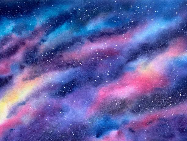 Detail Gambar Watercolor Galaxy Nomer 43