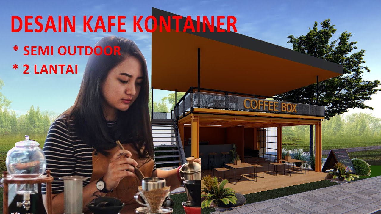 Detail Desain Cafe Kontainer Nomer 23