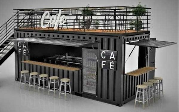 Detail Desain Cafe Kontainer Nomer 10