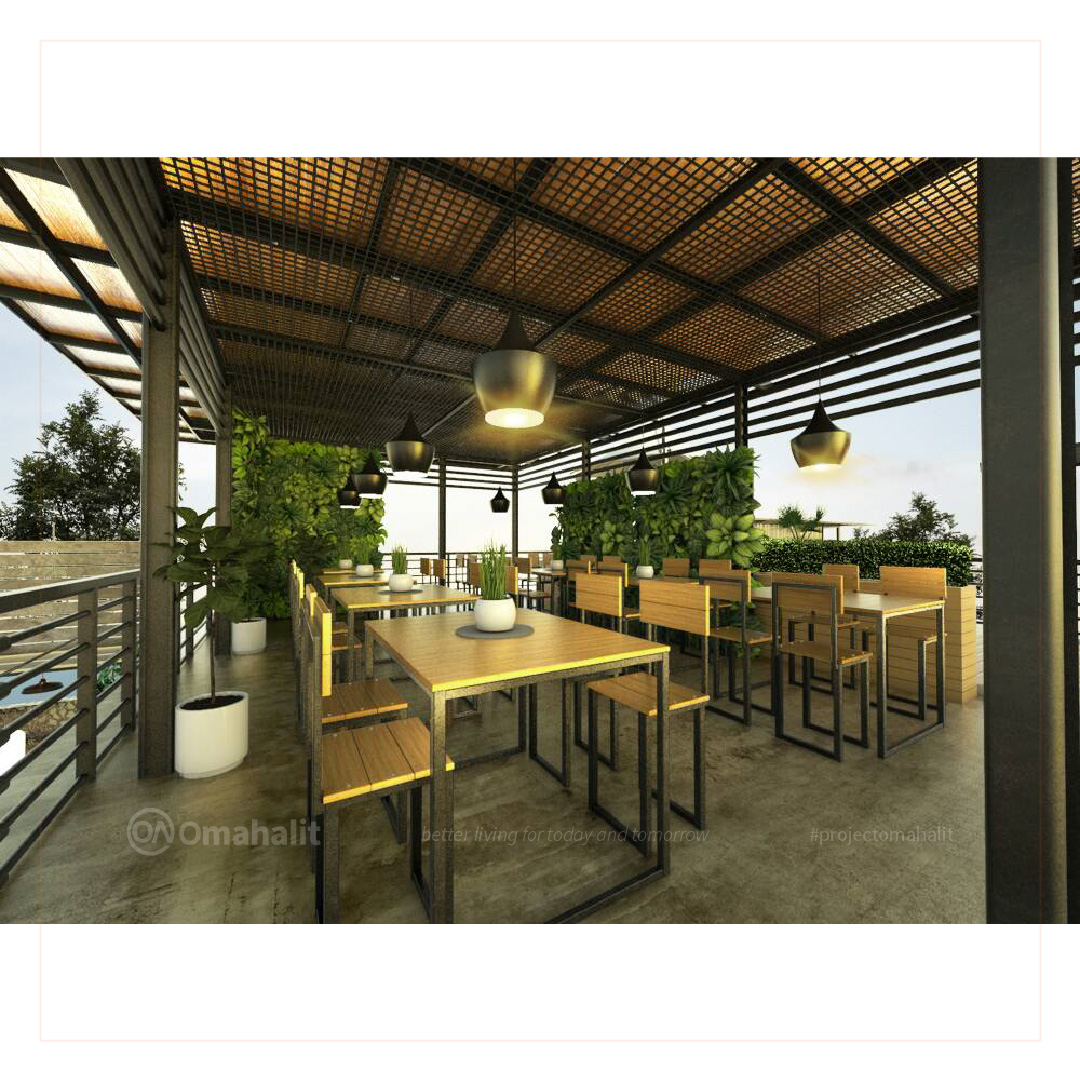 Detail Desain Cafe Lantai 2 Nomer 16