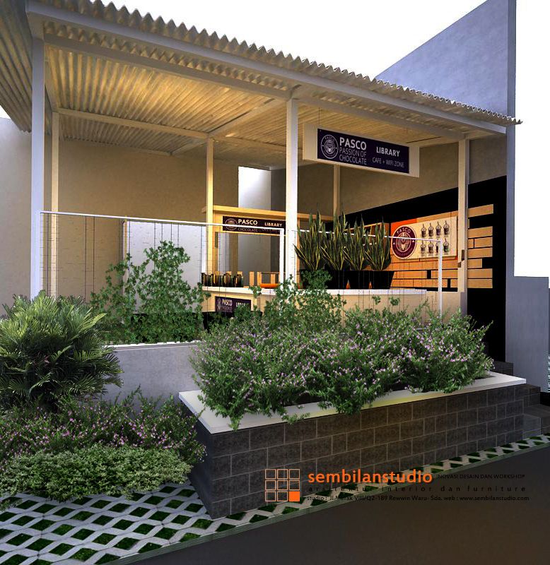 Detail Desain Cafe Modern Nomer 37