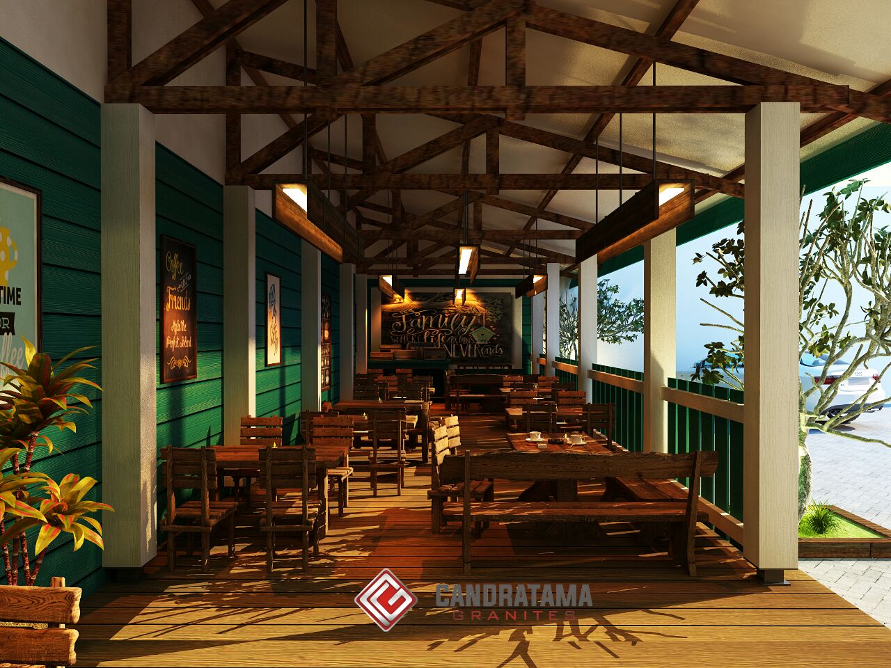 Detail Desain Cafe Terbuka Nomer 56