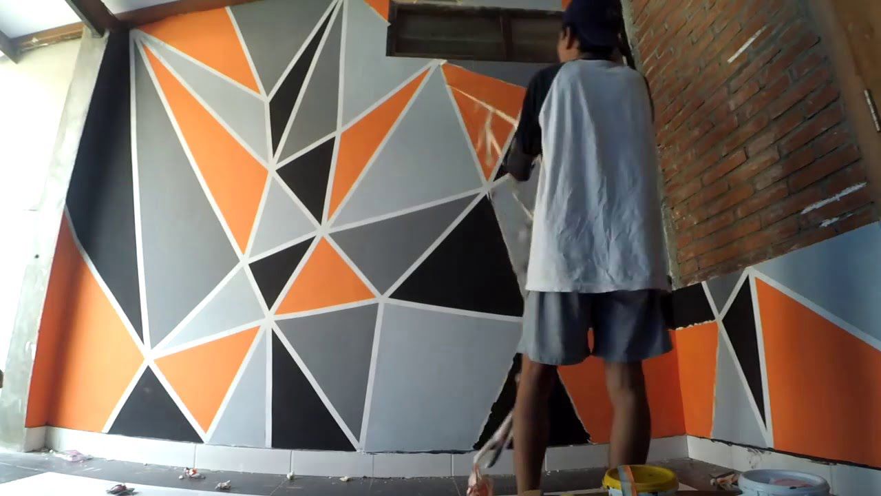 Desain Cat Kamar Abstrak - KibrisPDR