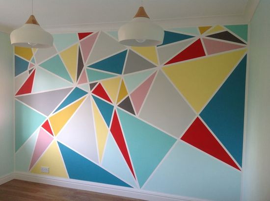 Detail Desain Cat Kamar Abstrak Nomer 15