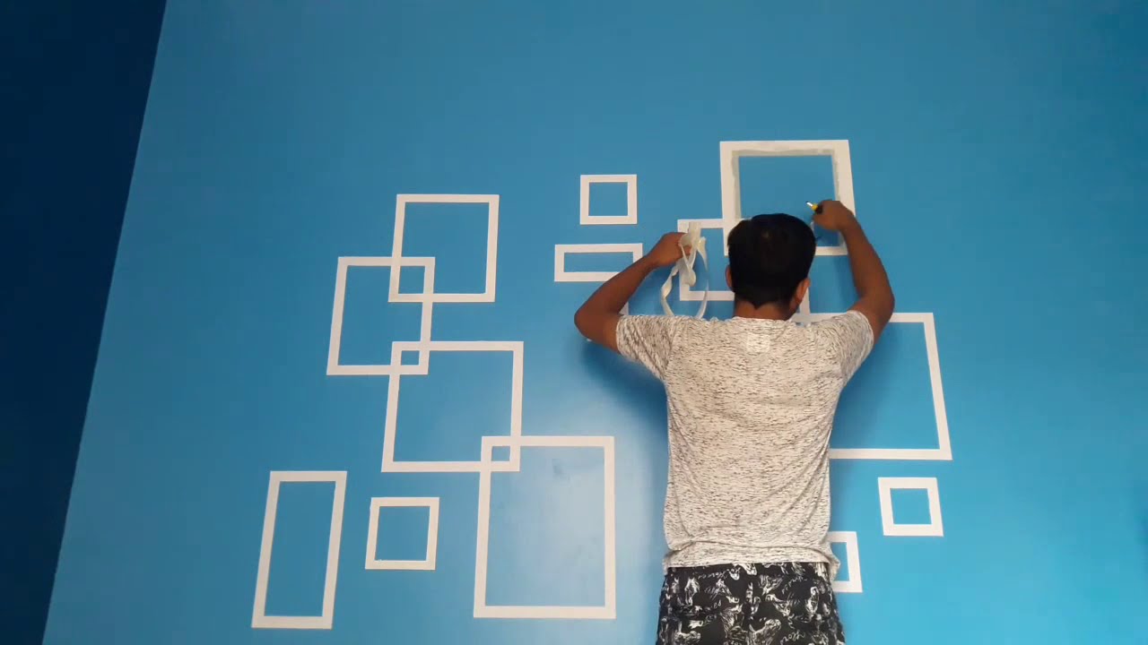 Detail Desain Cat Kamar Abstrak Nomer 21