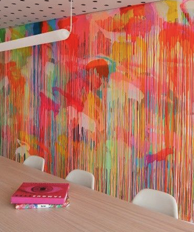 Detail Desain Cat Kamar Abstrak Nomer 23