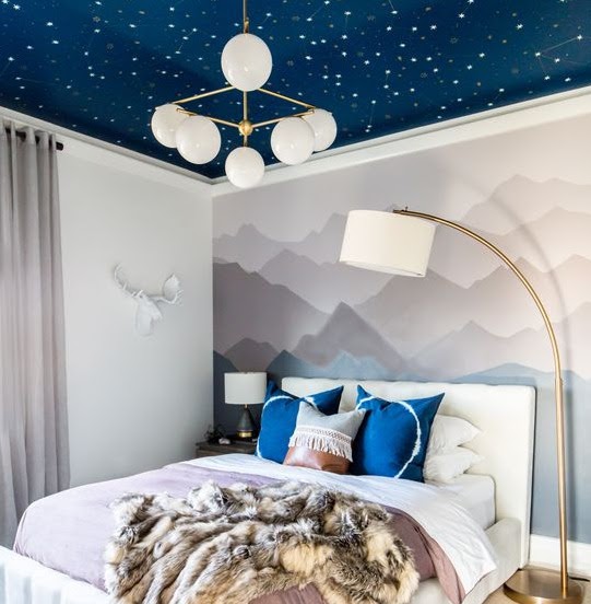 Detail Desain Cat Kamar Abstrak Nomer 30