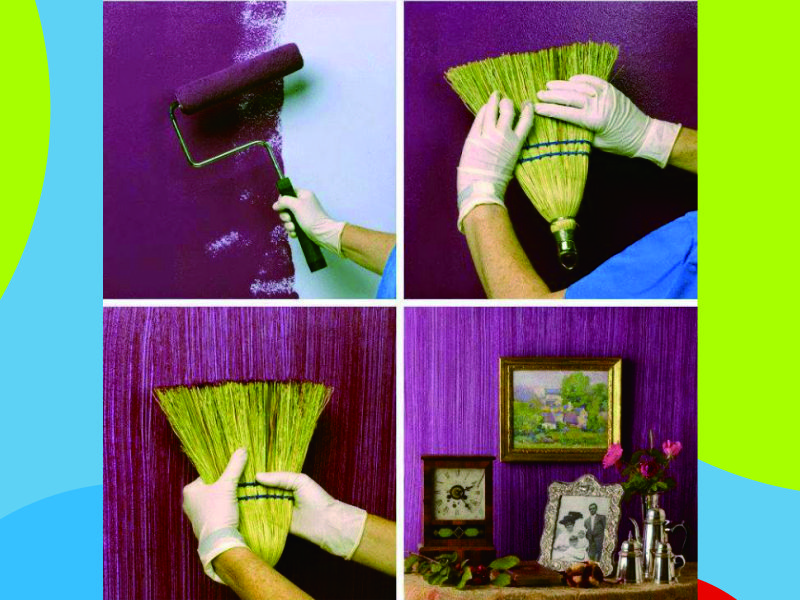Detail Desain Cat Kamar Abstrak Nomer 37