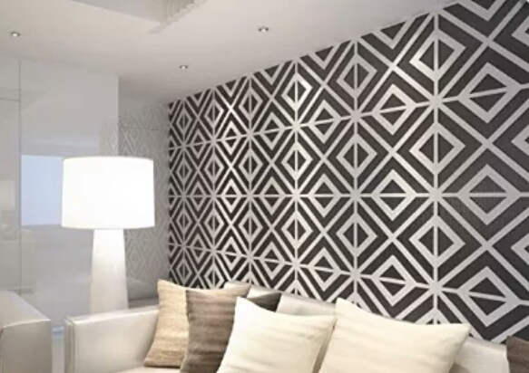Detail Desain Cat Kamar Abstrak Nomer 42