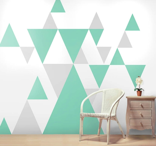 Detail Desain Cat Kamar Abstrak Nomer 46