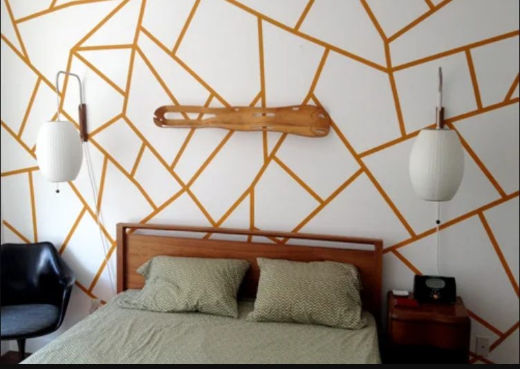 Detail Desain Cat Kamar Abstrak Nomer 51