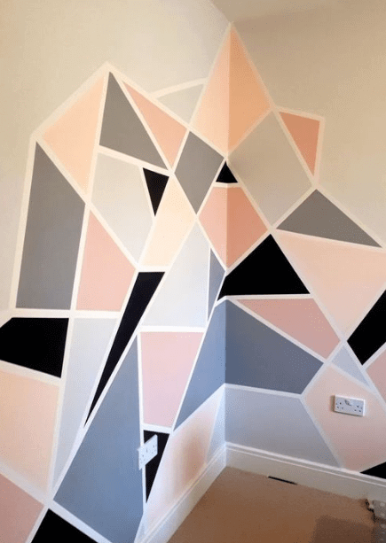 Detail Desain Cat Kamar Abstrak Nomer 8
