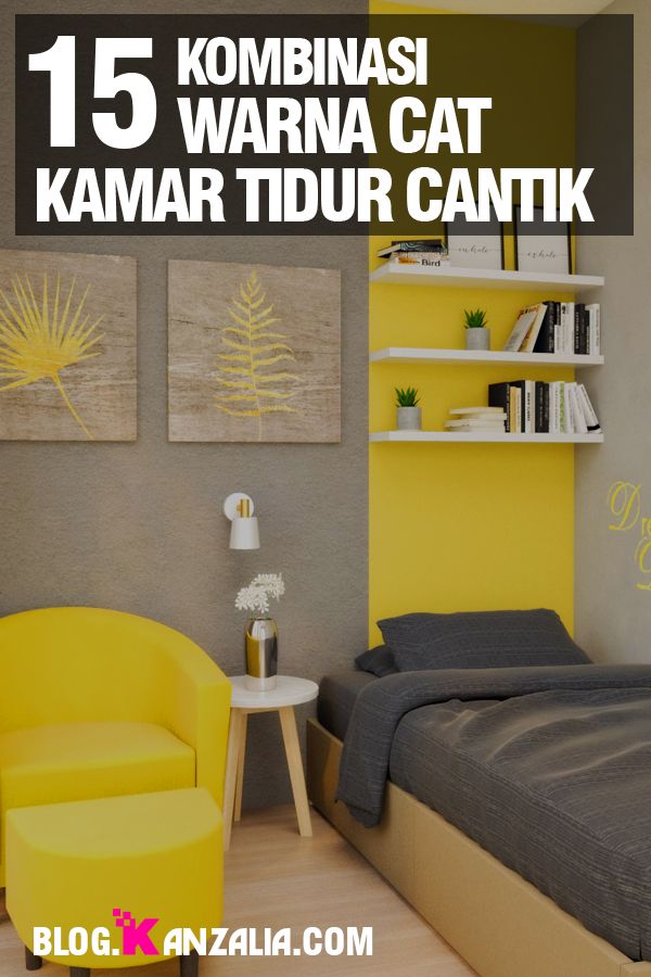 Detail Desain Cat Kamar Tidur Sempit 2 Warna Nomer 21