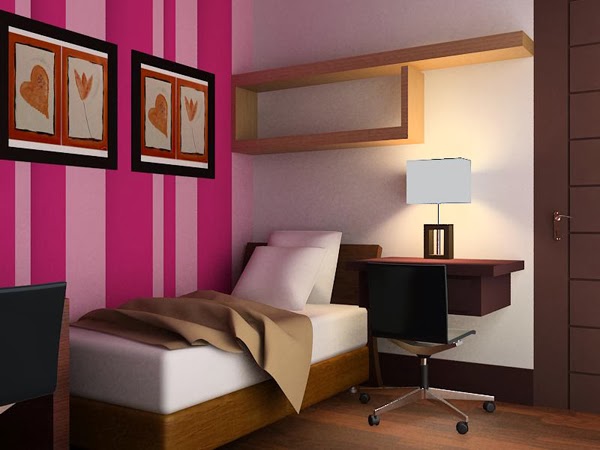 Detail Desain Cat Kamar Tidur Sempit 2 Warna Nomer 47