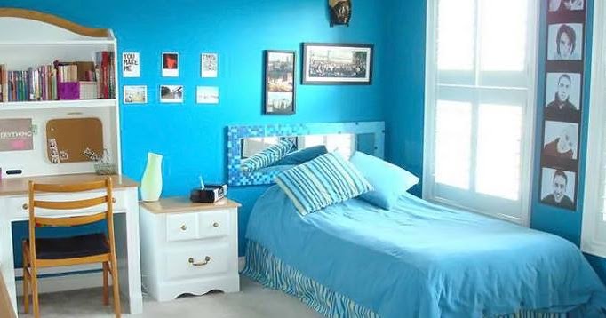 Detail Desain Cat Kamar Warna Biru Nomer 12