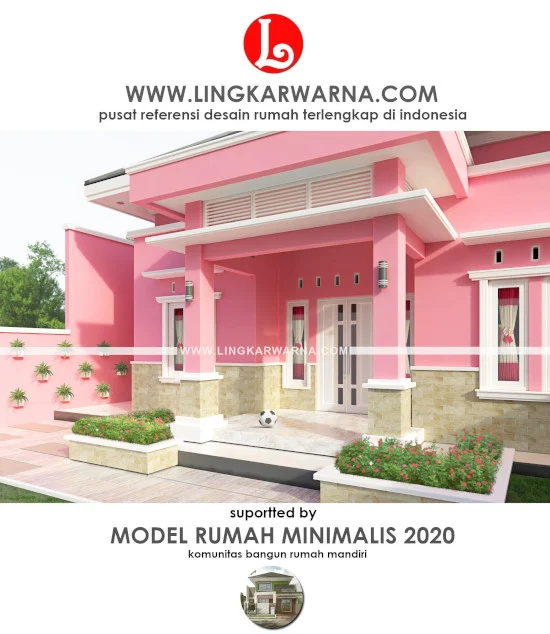 Detail Desain Cat Rumah Minimalis Warna Pink Nomer 2