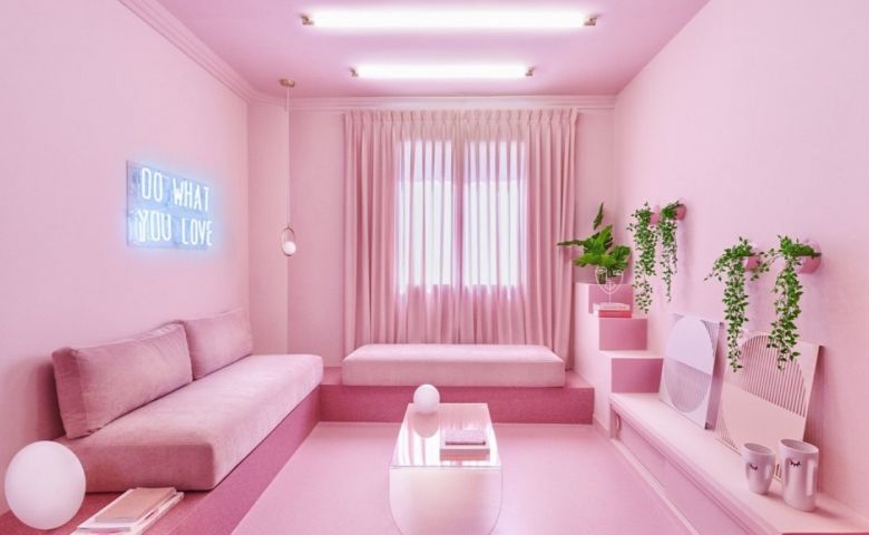 Download Desain Cat Rumah Minimalis Warna Pink Nomer 4