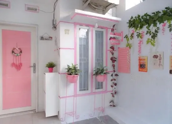 Detail Desain Cat Rumah Minimalis Warna Pink Nomer 7
