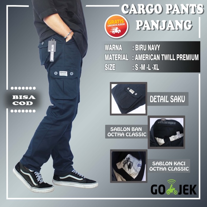 Detail Desain Celana Cargo Panjang Nomer 49