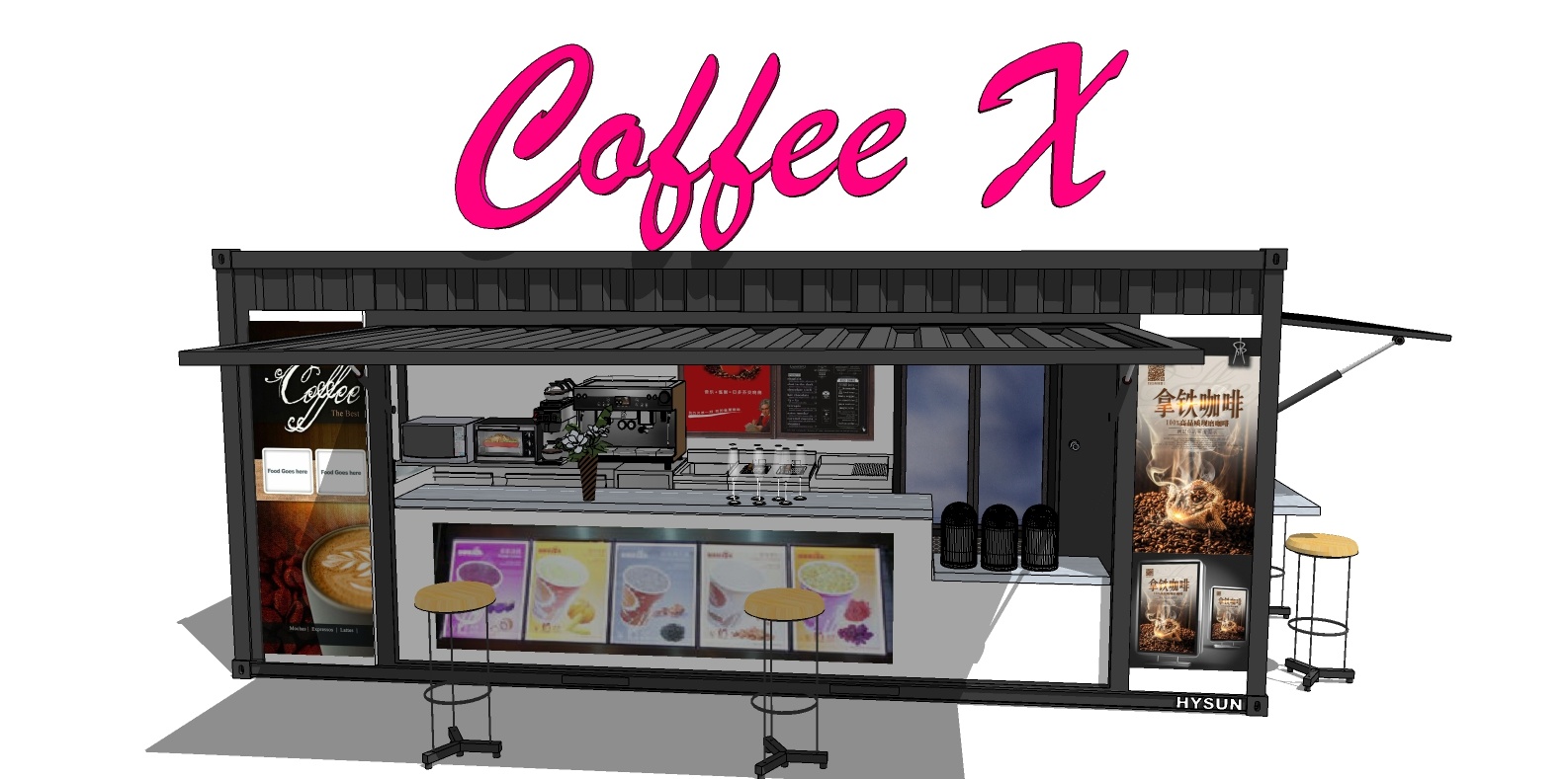 Detail Desain Coffee Shop Mini Nomer 16
