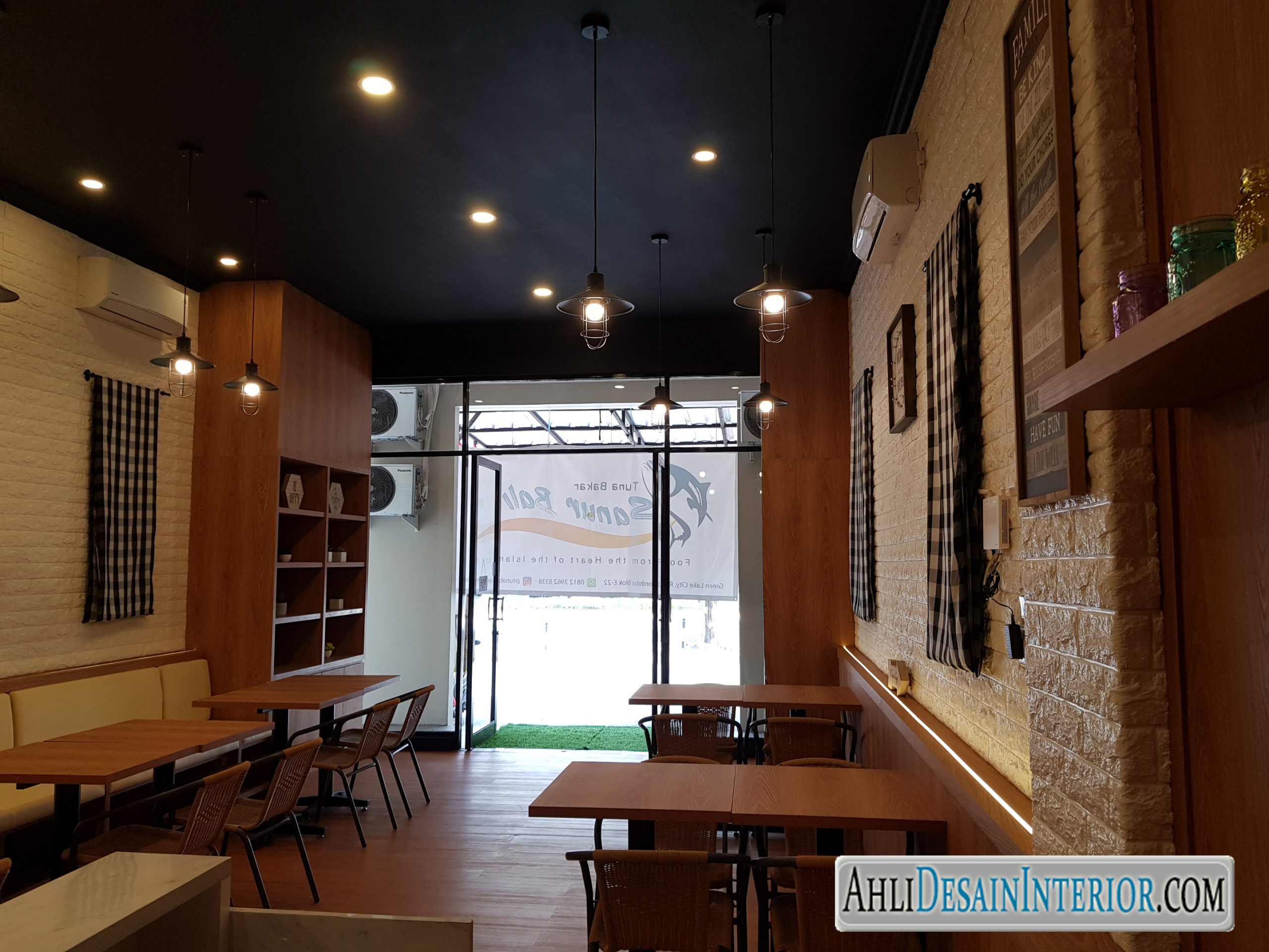 Detail Desain Coffee Shop Ruko Nomer 25