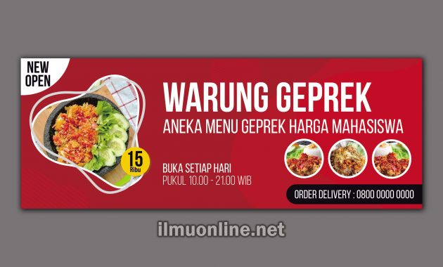 Detail Desain Contoh Banner Makanan Nomer 15