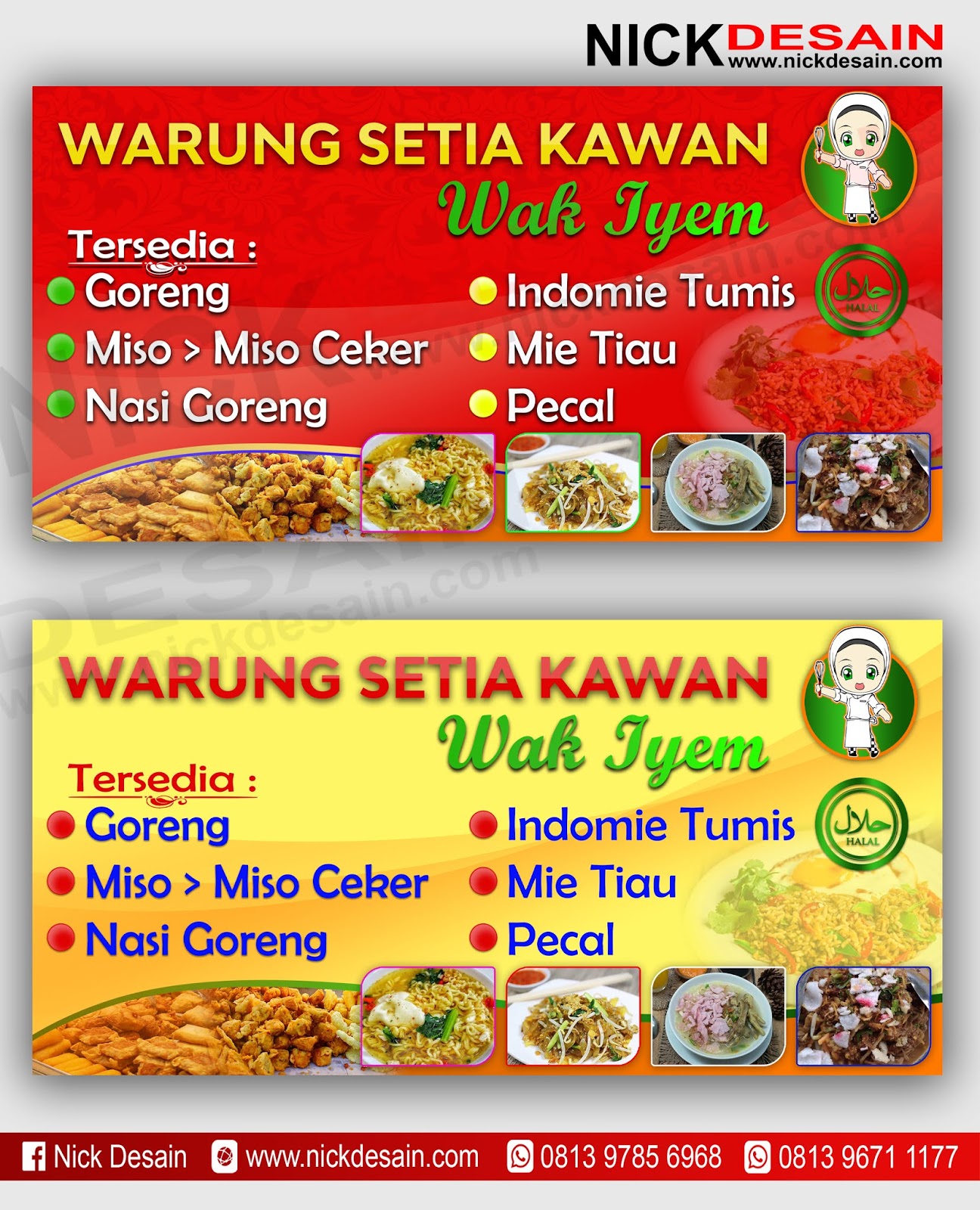 Detail Desain Contoh Banner Makanan Nomer 17