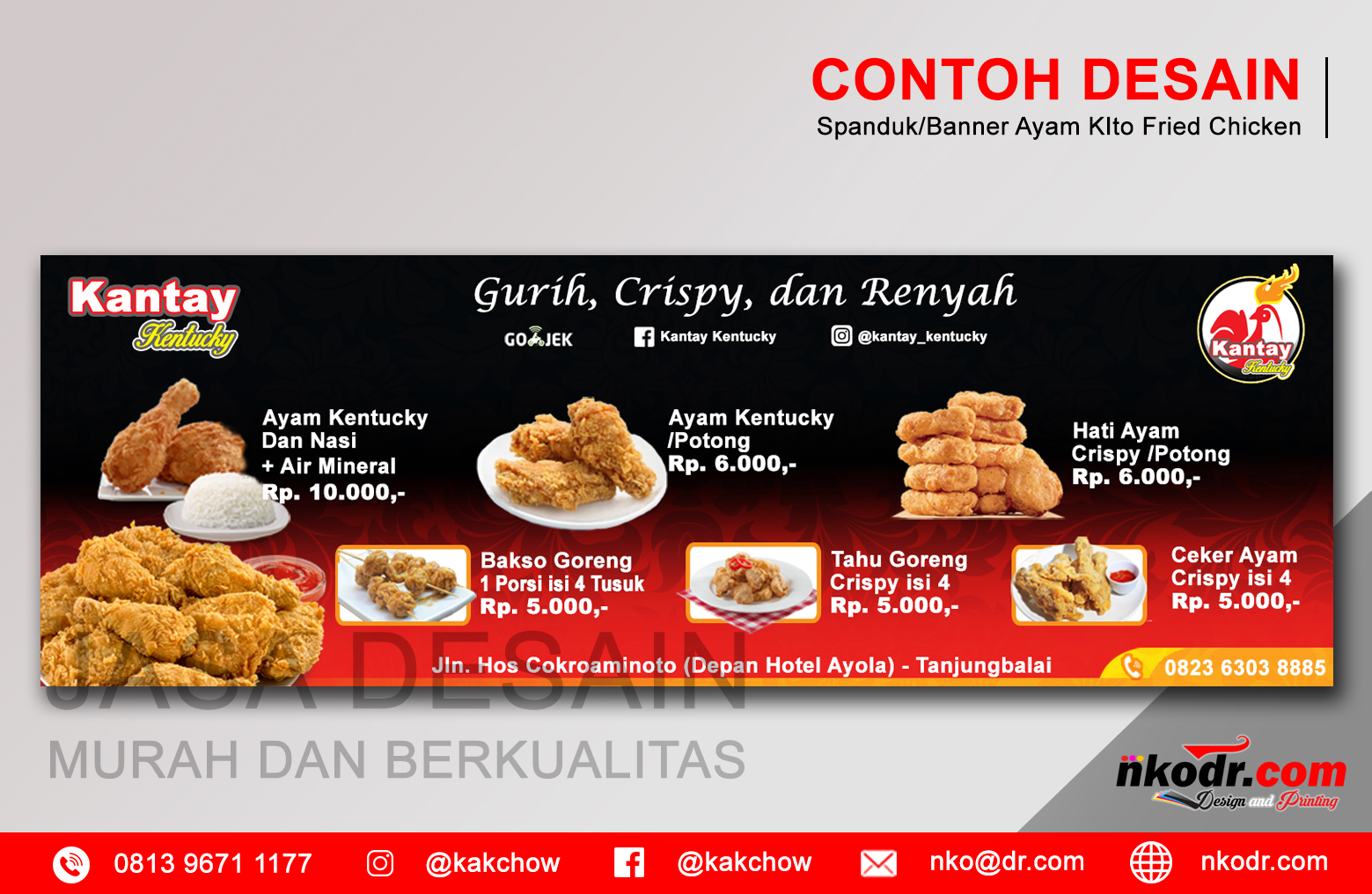 Detail Desain Contoh Banner Makanan Nomer 49