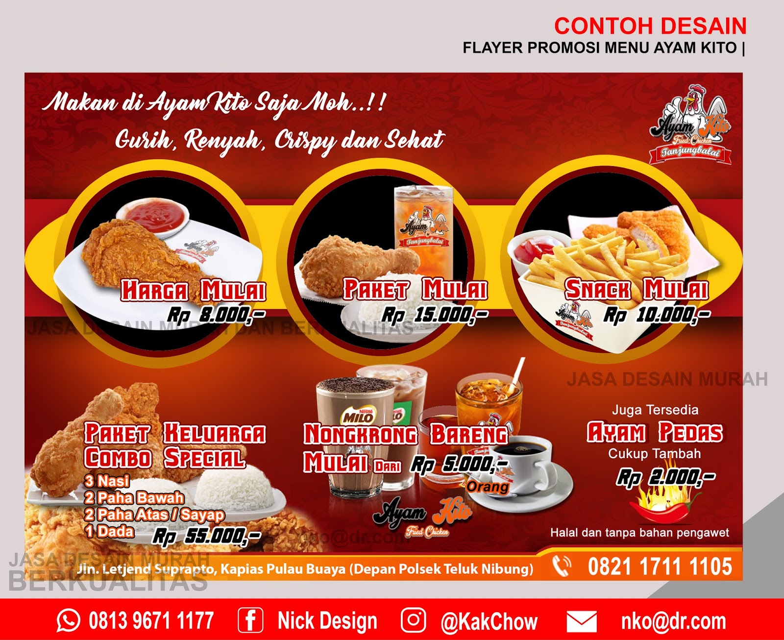 Detail Desain Contoh Banner Makanan Nomer 53