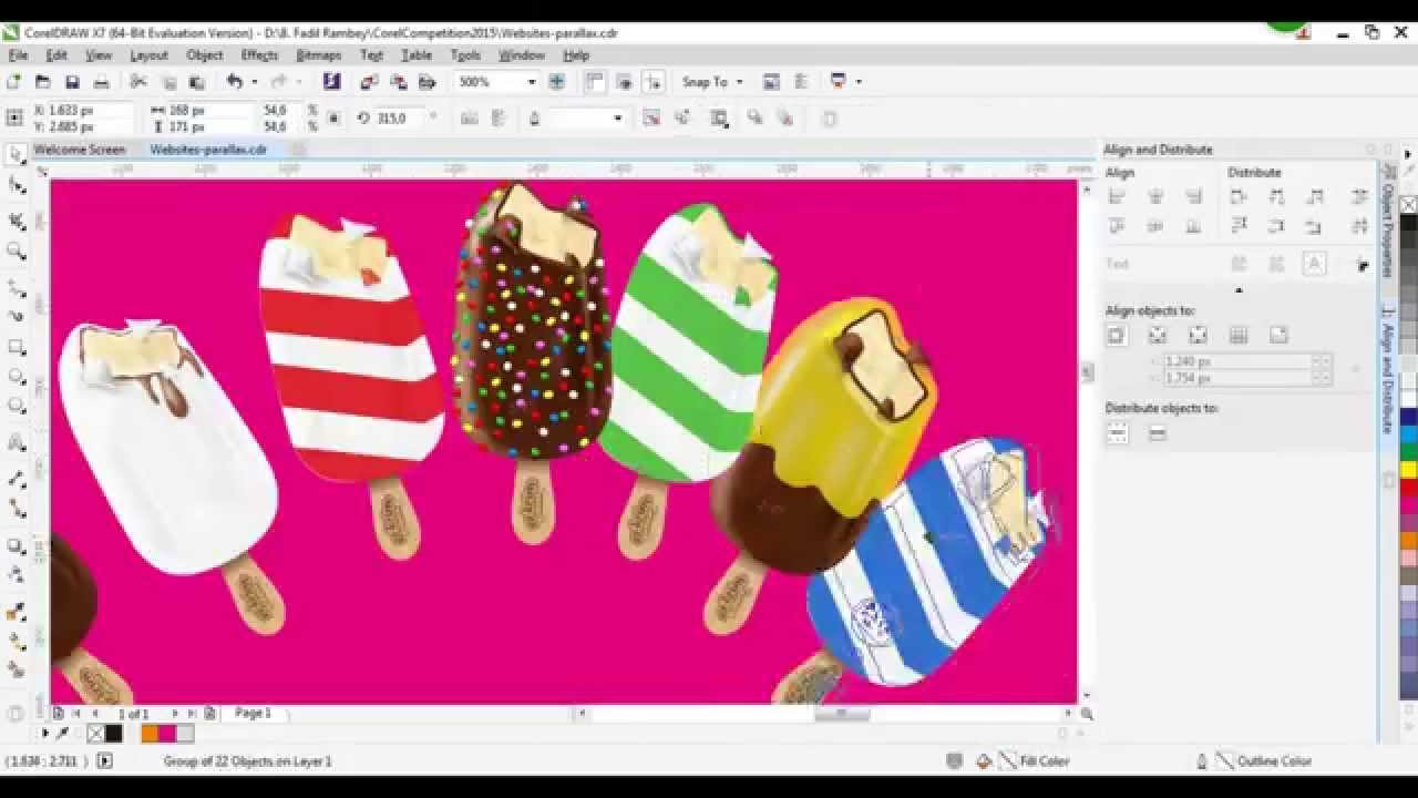 Detail Desain Corel Draw X7 Nomer 15