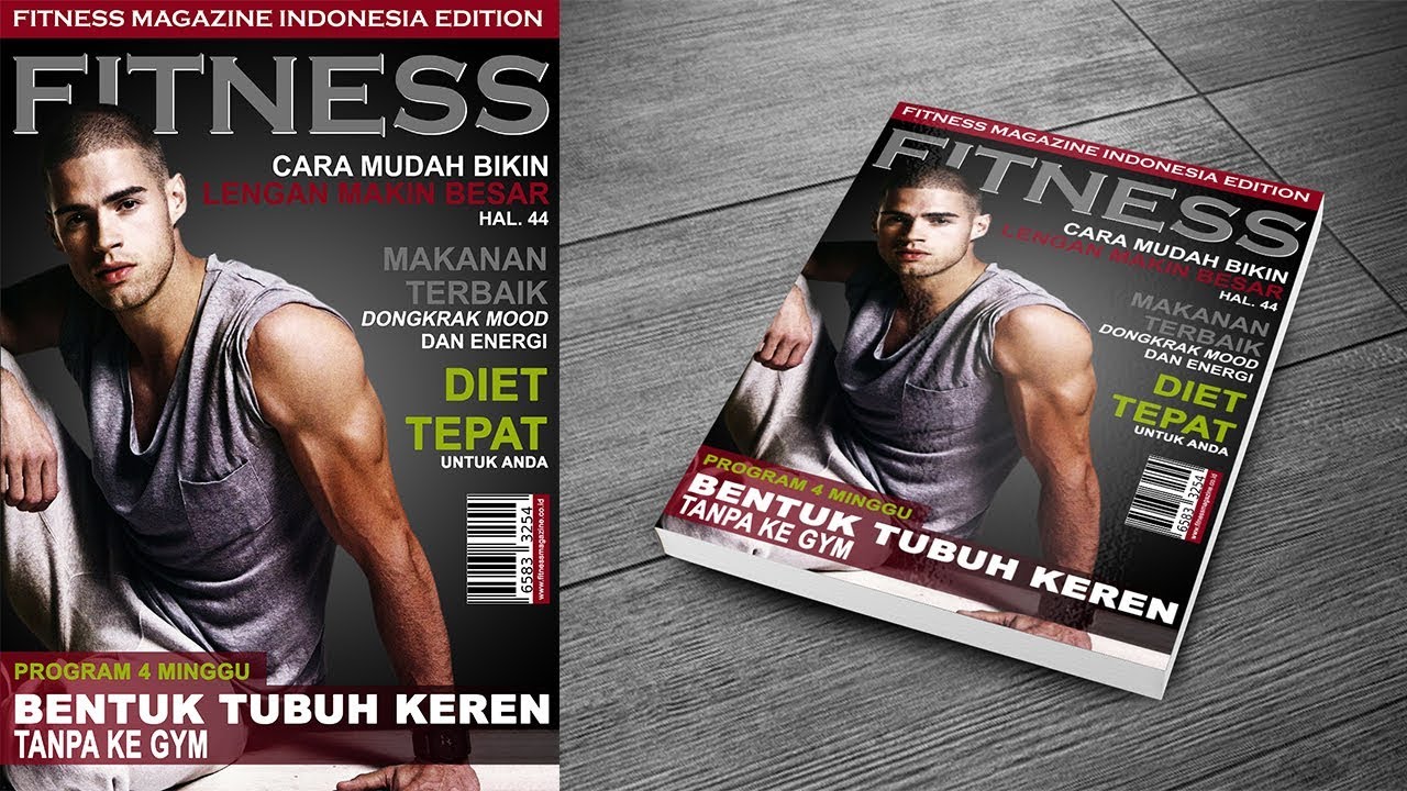 Detail Desain Cover Majalah Keren Nomer 52