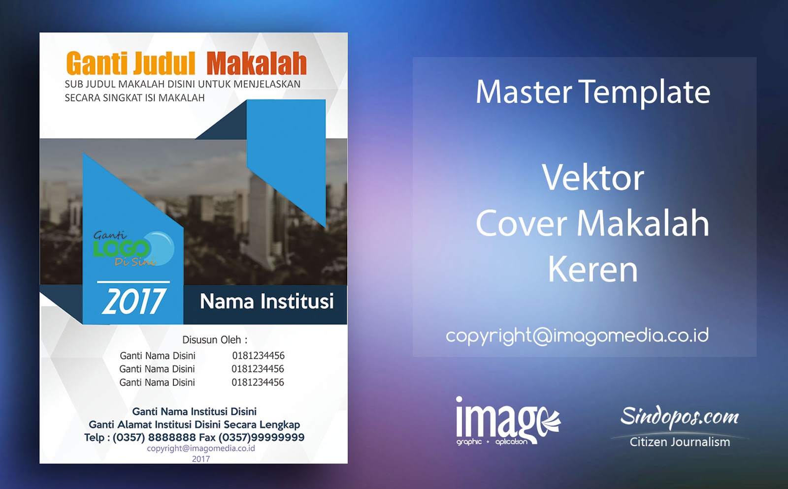 Detail Desain Cover Makalah Keren Nomer 2