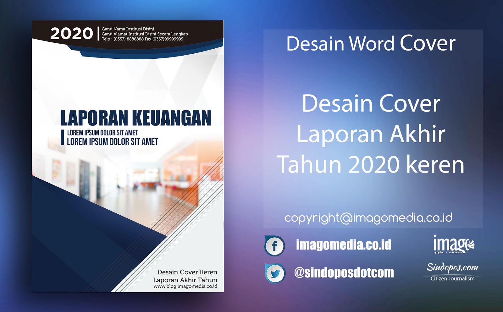 Detail Desain Cover Makalah Keren Nomer 11