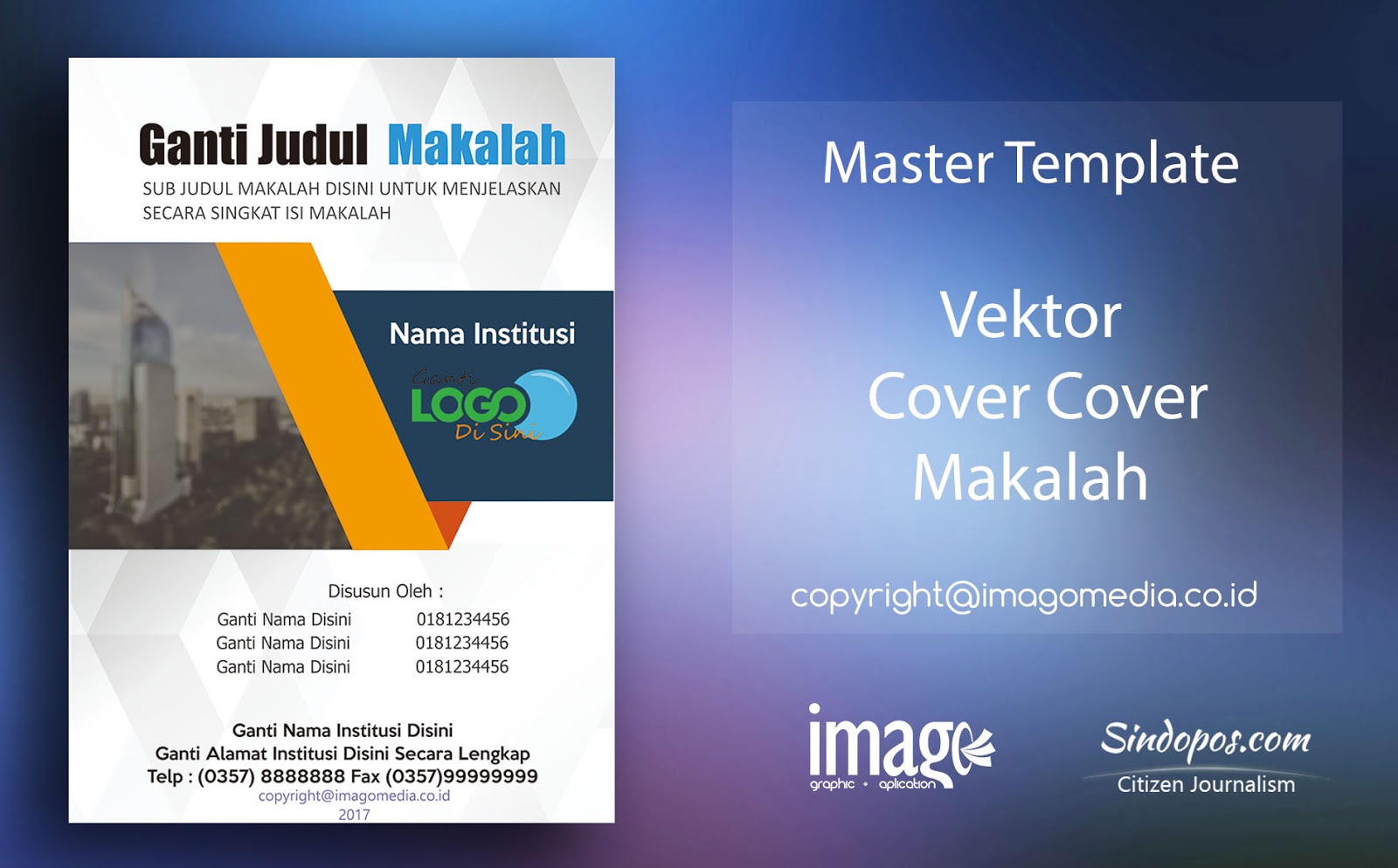 Detail Desain Cover Makalah Keren Nomer 7