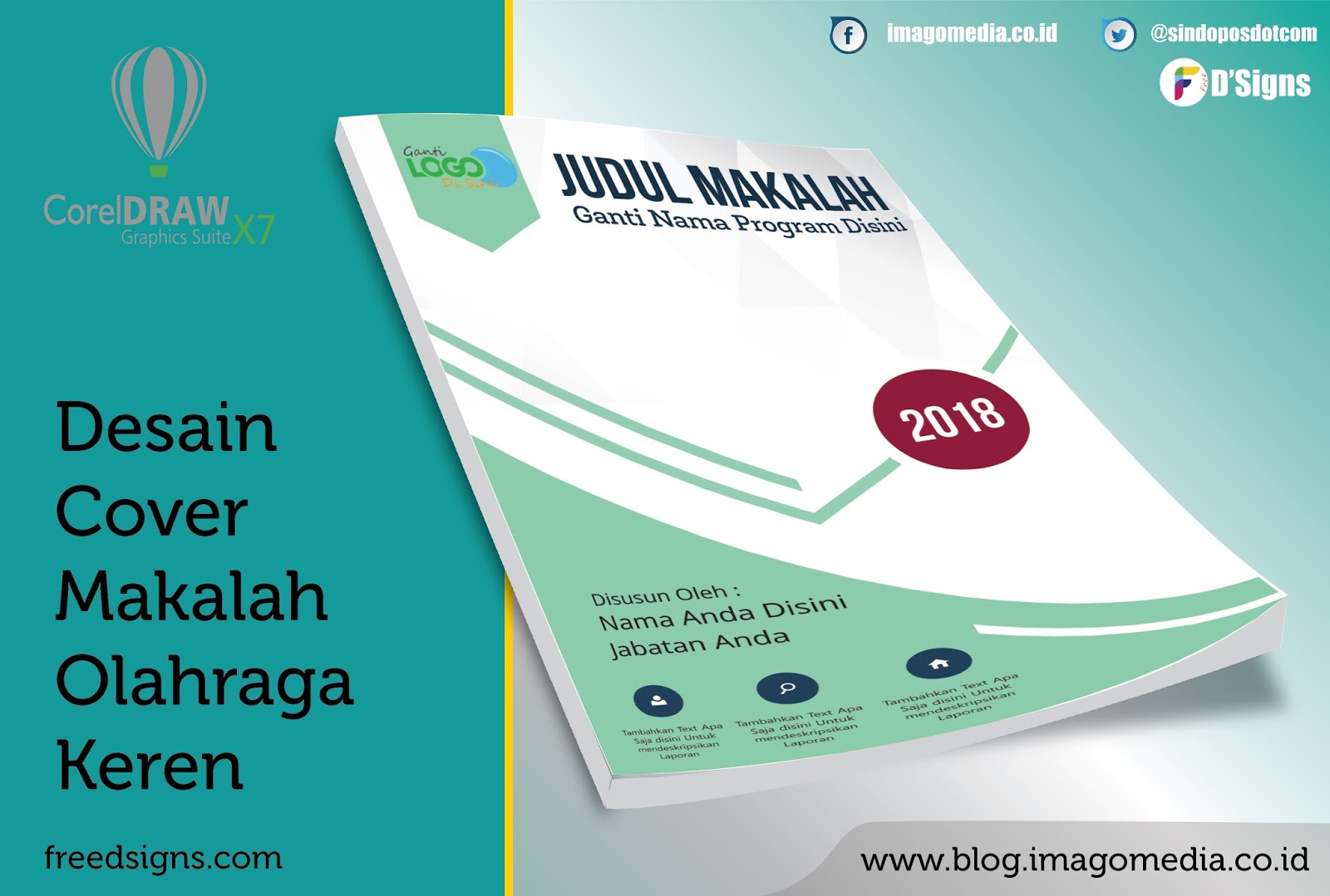 Detail Desain Cover Makalah Keren Nomer 10