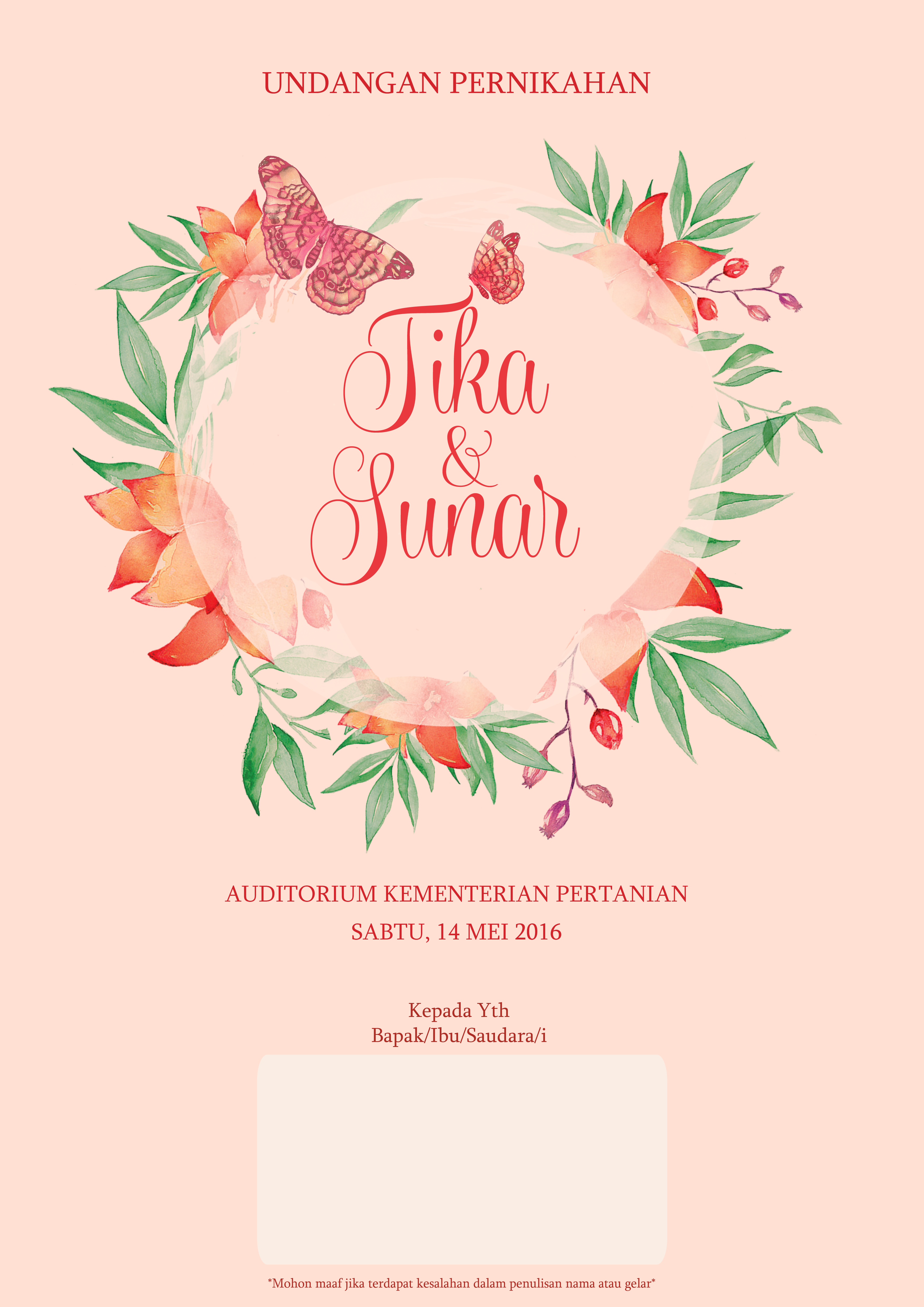 Desain Cover Undangan